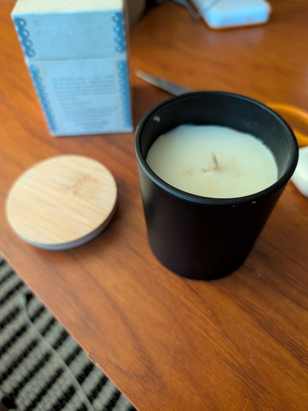 Rowe Casa Organics Pumpkin Spice Beeswax Candle Unused
